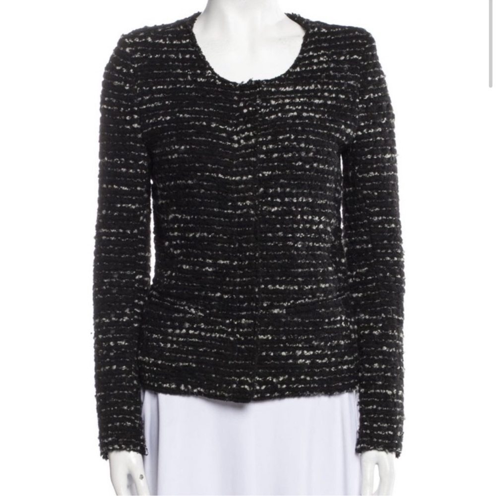 IRO Molly Tweed Black Jacket